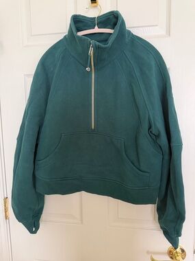 lululemon athletica Teal Half-Zip Pullover Sweatshirt